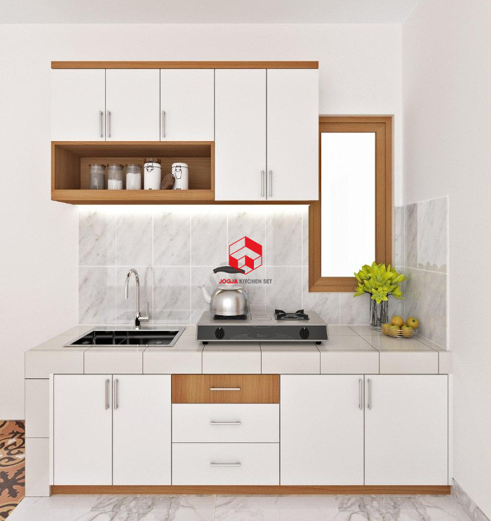Gambar desain kitchen set di Berbah Sleman