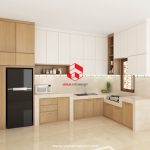 Desain dapur untuk bu Erna di Depok Sleman