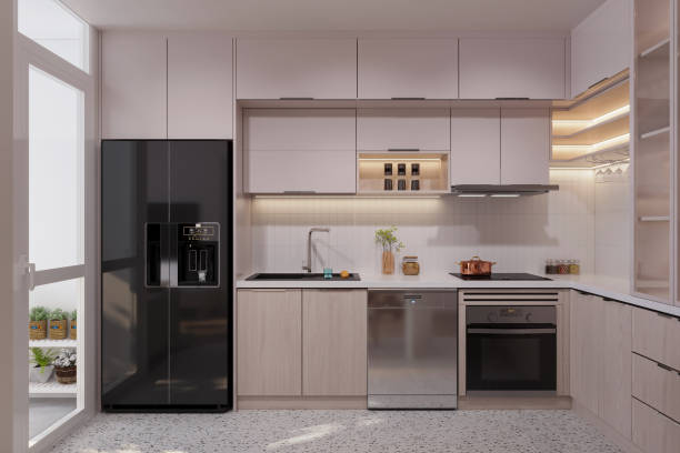 Lemari Stainless dapur. Sumber: istockphoto.com