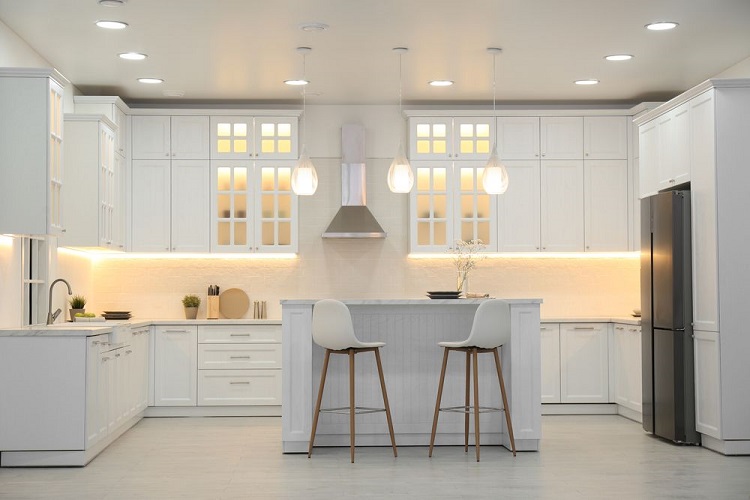 Pentingnya pencahayaan pada area kitchen, Sumber: planner5d.com